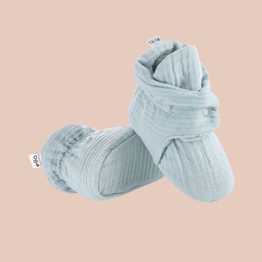 Soft mulslin booties